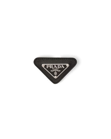 prada leather pin|prada ladies accessories.